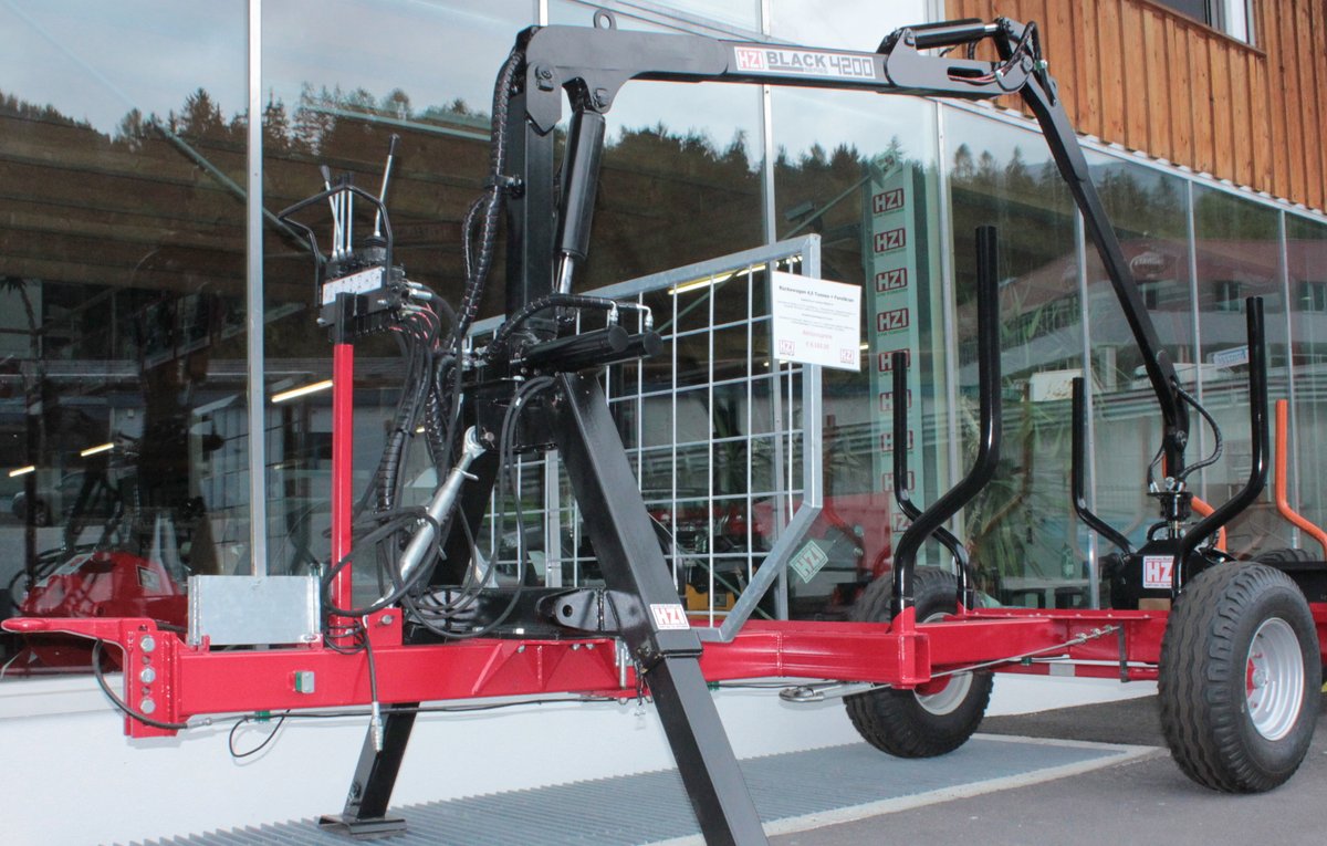 Einachs Forstanhänger mit Kran BS4200 / Ausstellungsstück