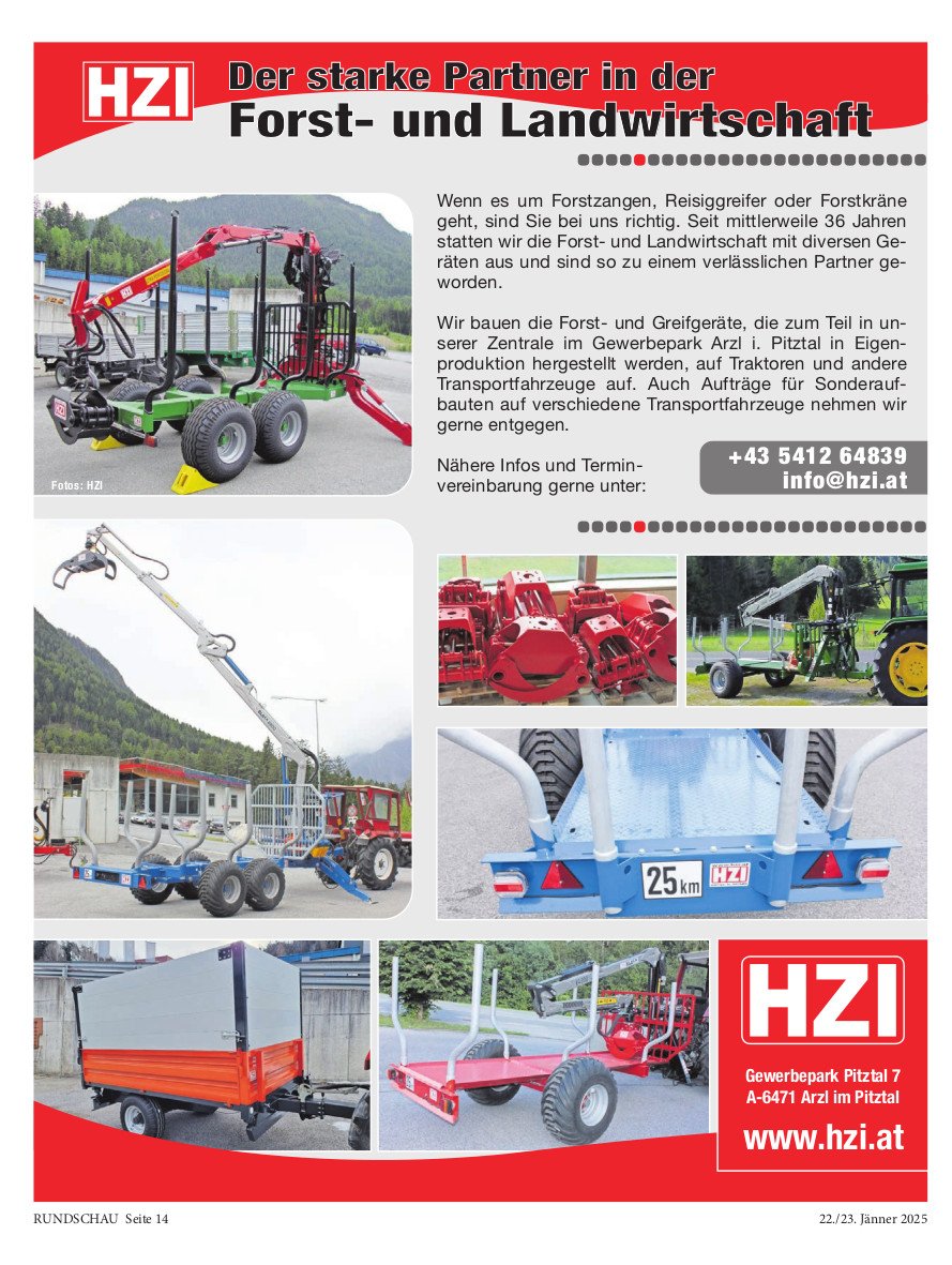 Der Starke Partner in der Forst- und Landwirtschaft