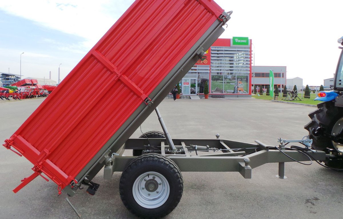 uniaxial three-way tipper 3,5 ton